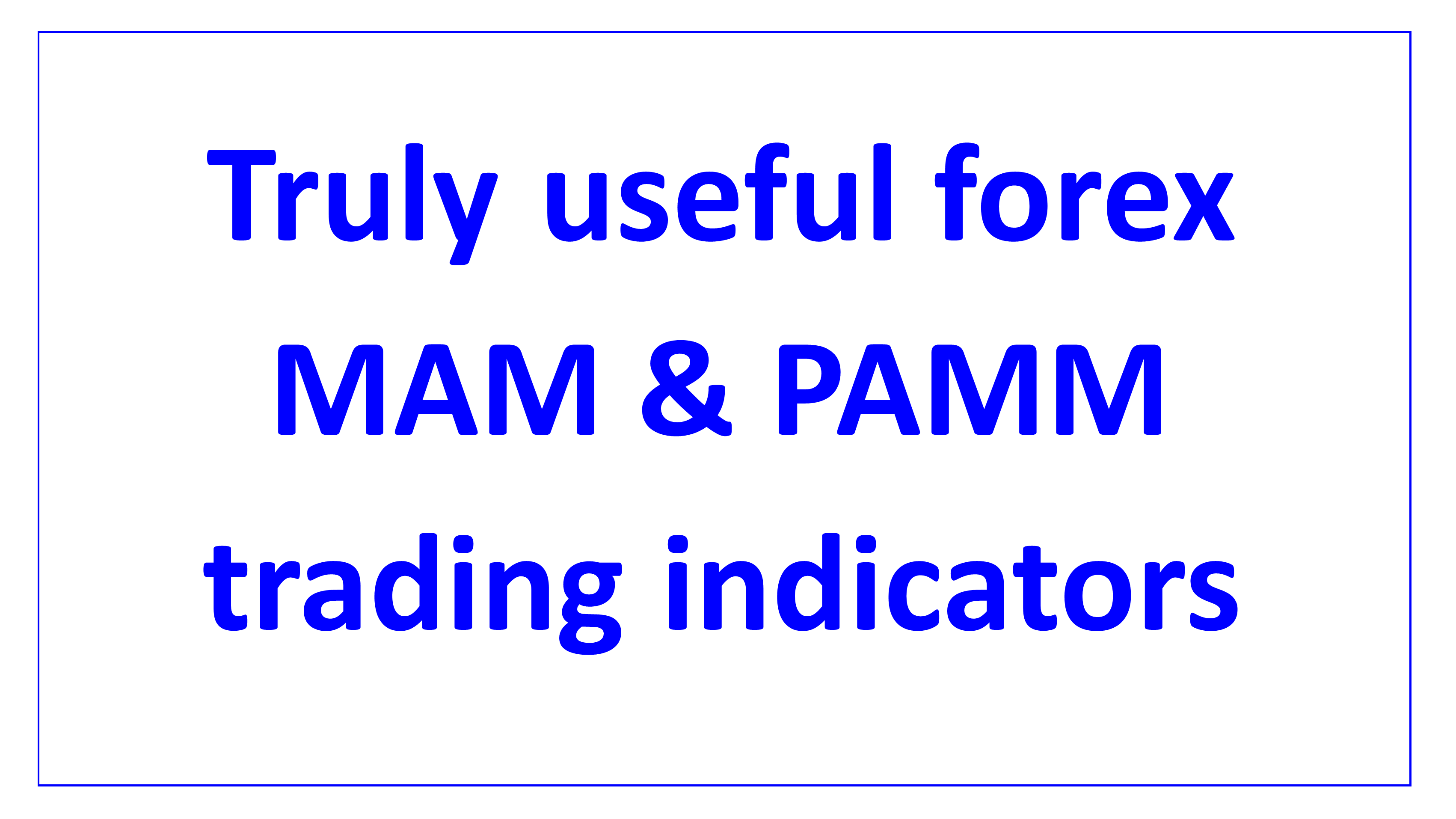 truly useful forex trading indicators en